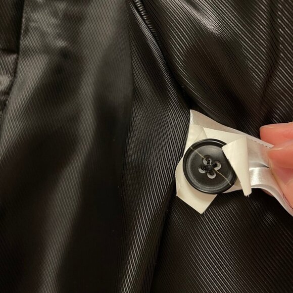 Banana Republic Melton Wool Long Military Jacket Green - SP - Picture 11 of 16